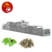 High Efficiency Automatic Mulberry Leaves Microwave Sterilizing Dryer